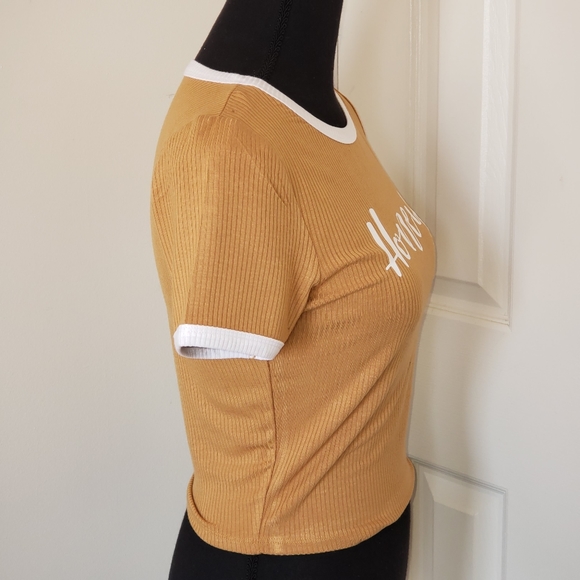 LOV Boutique. Custom Honey Crop Ringer Tee - Picture 2 of 5